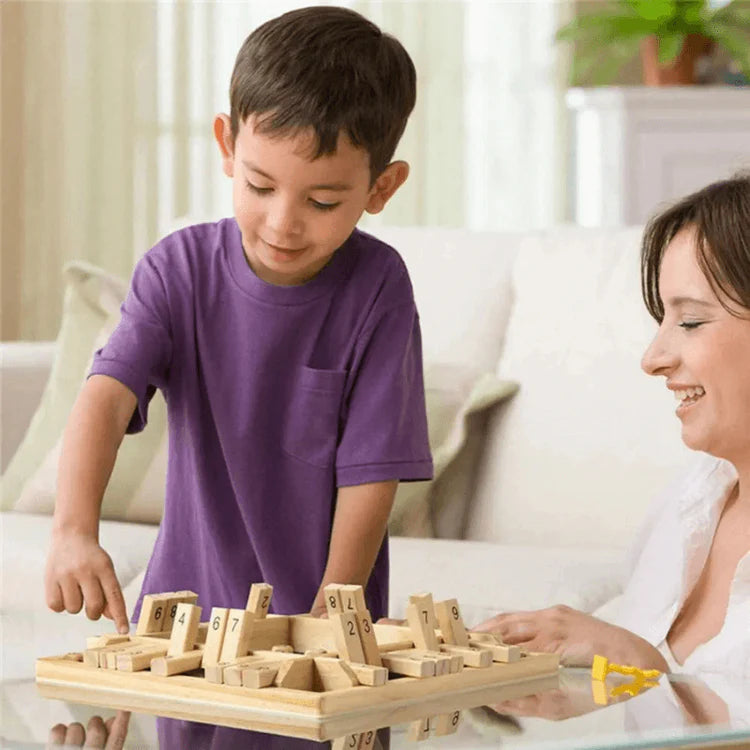 Sprout & Peg Wooden Game Shut The Box