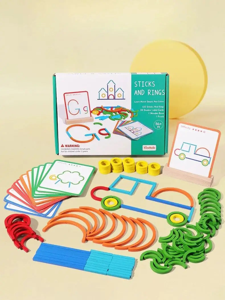 Sprout & Peg Smart Sticks and Rings Play Set