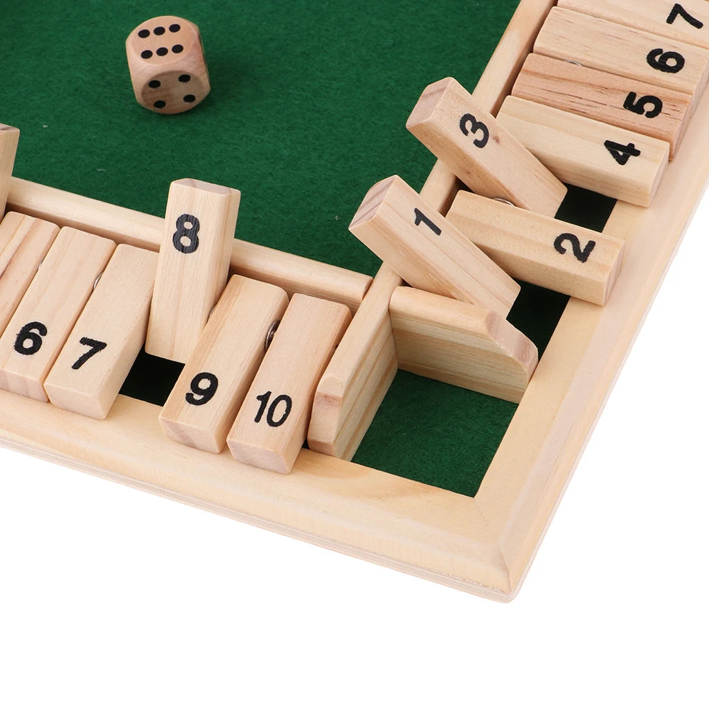 Sprout & Peg Wooden Game Shut The Box