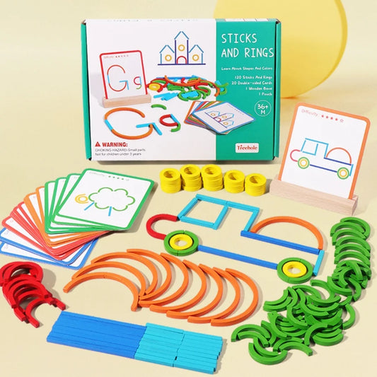 Sprout & Peg Smart Sticks and Rings Play Set