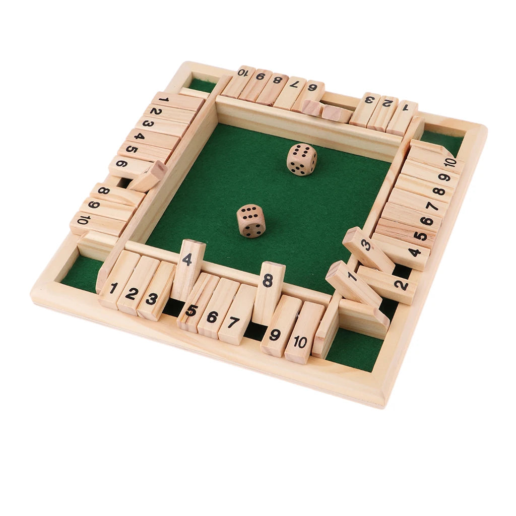 Sprout & Peg Wooden Game Shut The Box
