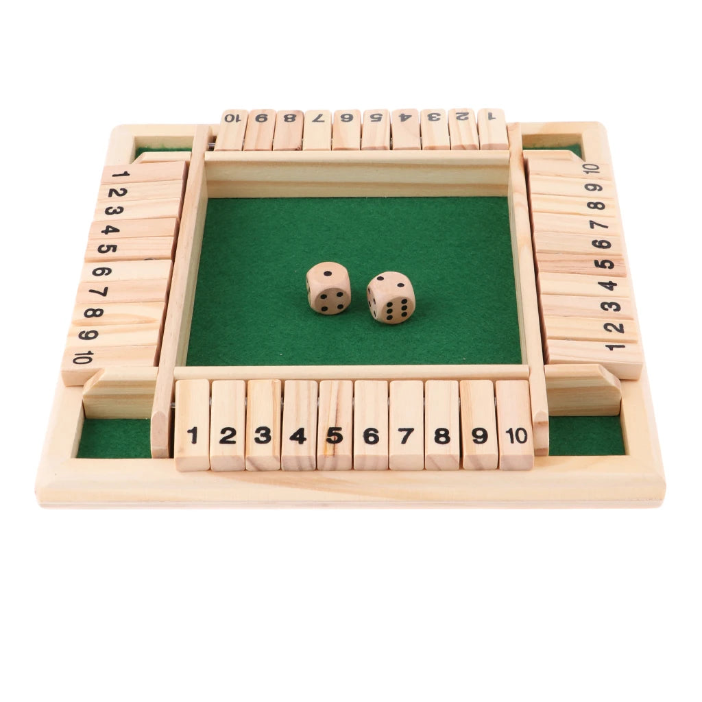 Sprout & Peg Wooden Game Shut The Box