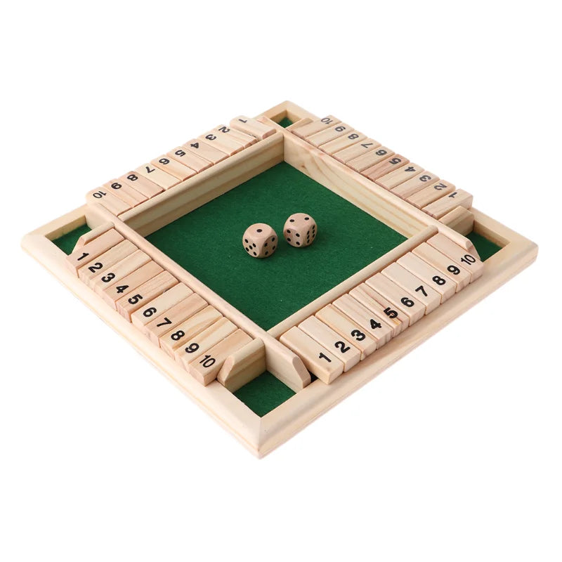 Sprout & Peg Wooden Game Shut The Box